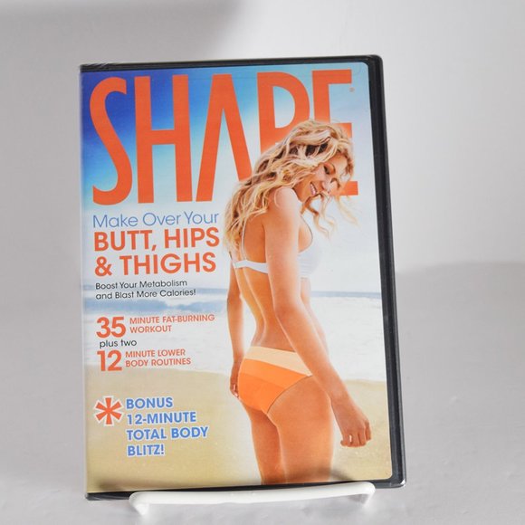 GAIAM Shape Make Over Your Butt Hips & Thighs DVD New Sealed Cardio Fitness Home - Picture 1 of 4